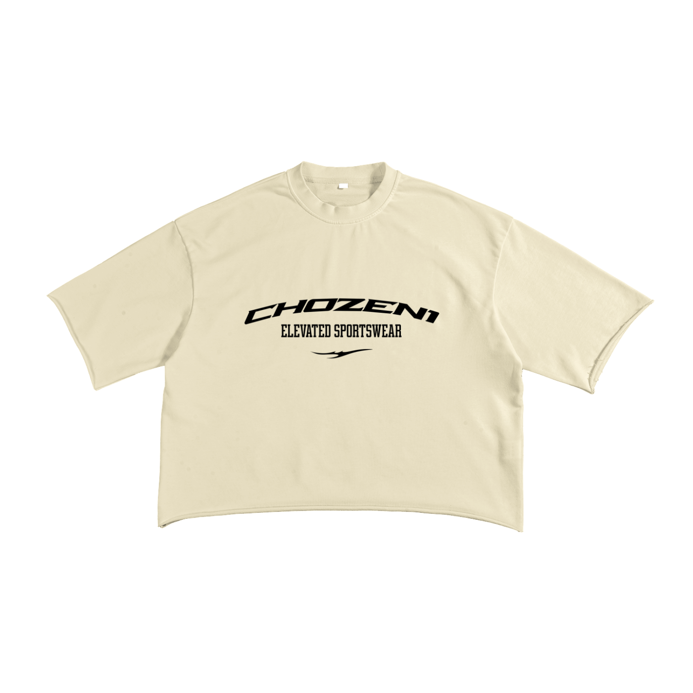 Raw Edge Sportswear Cropped Tee