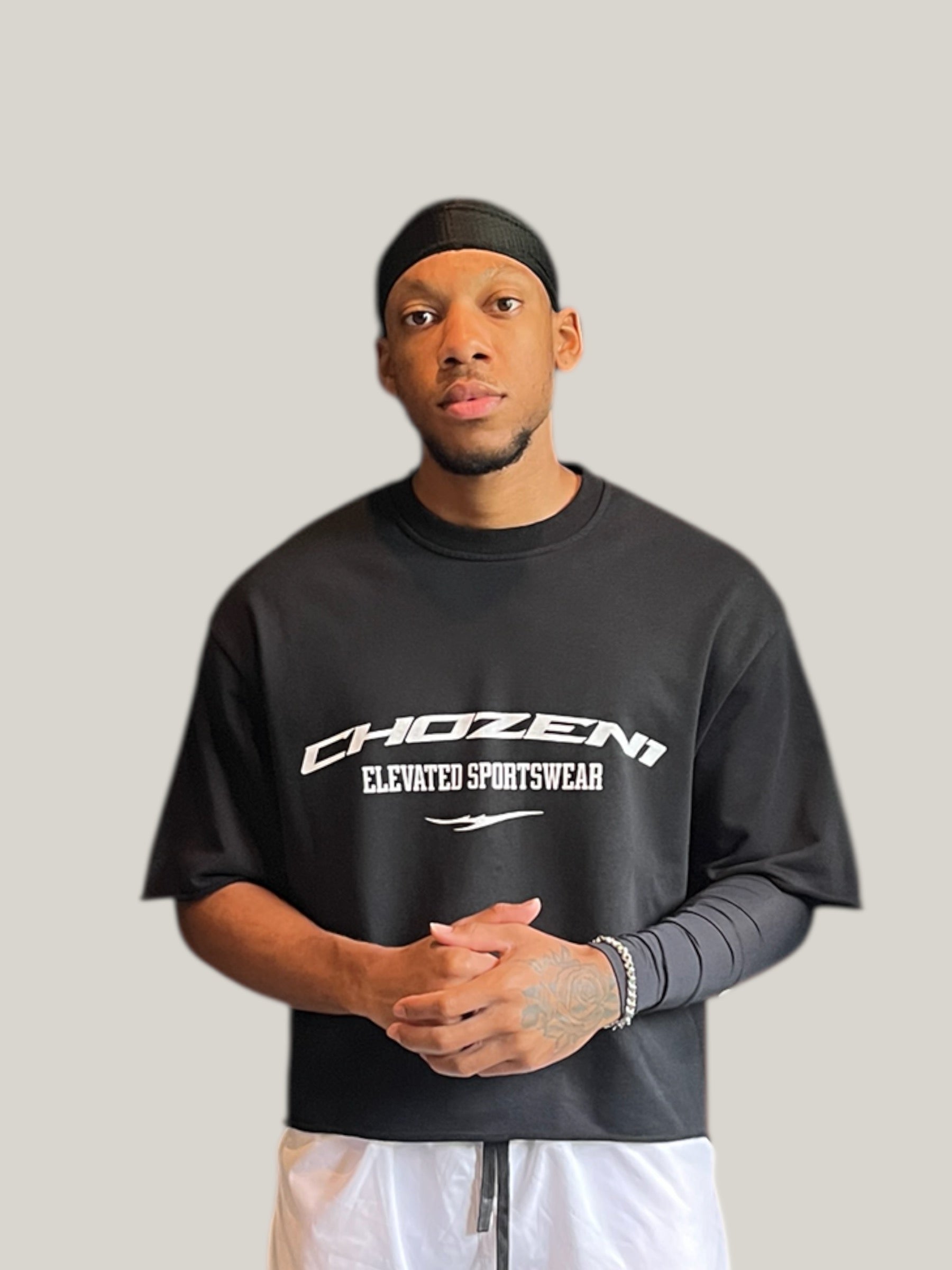 Raw Edge Sportswear Cropped Tee