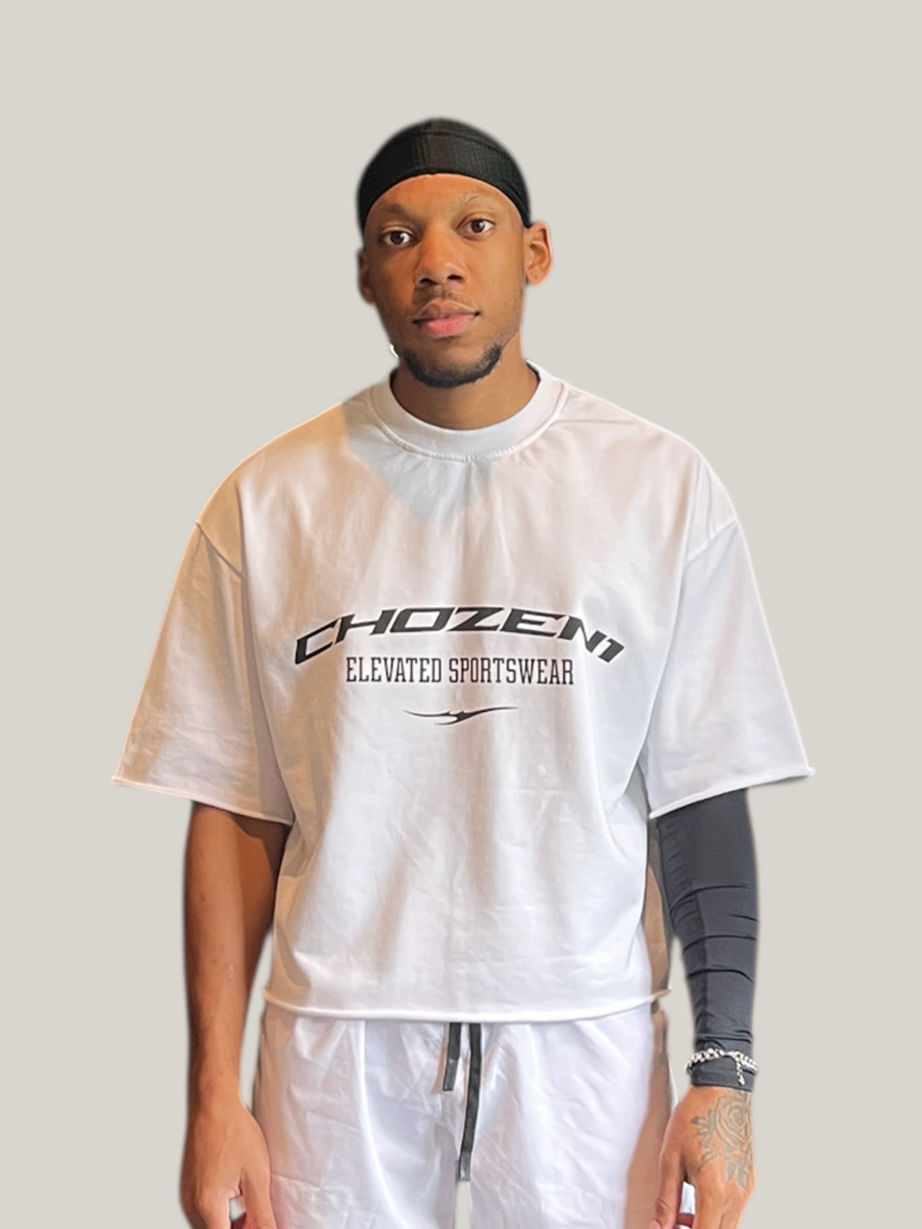 Raw Edge Sportswear Cropped Tee