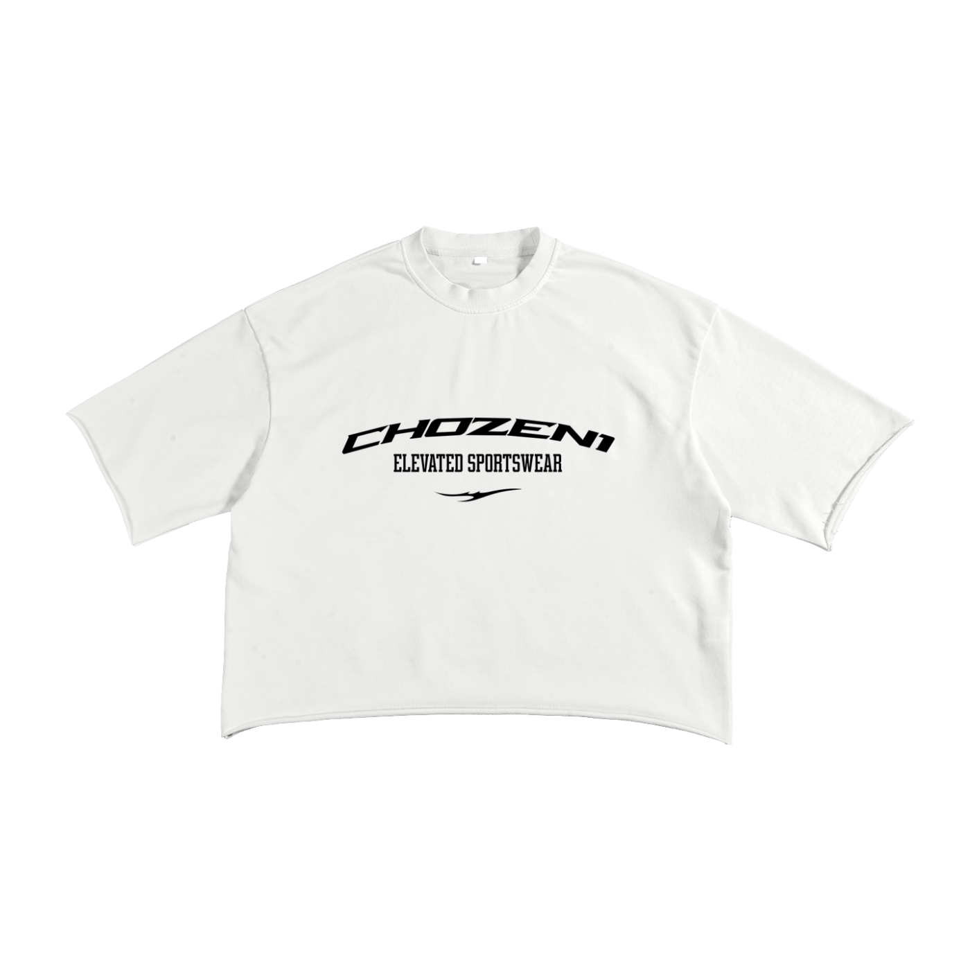 Raw Edge Sportswear Cropped Tee